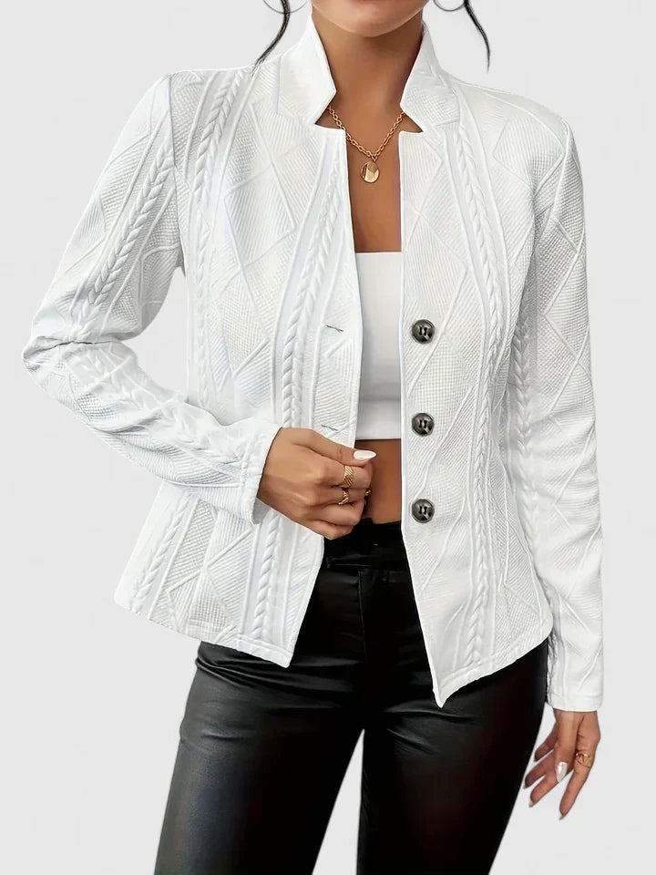 Hayleigha | Women's Tailored-Fit Elegant Blazer with Minimal Design
