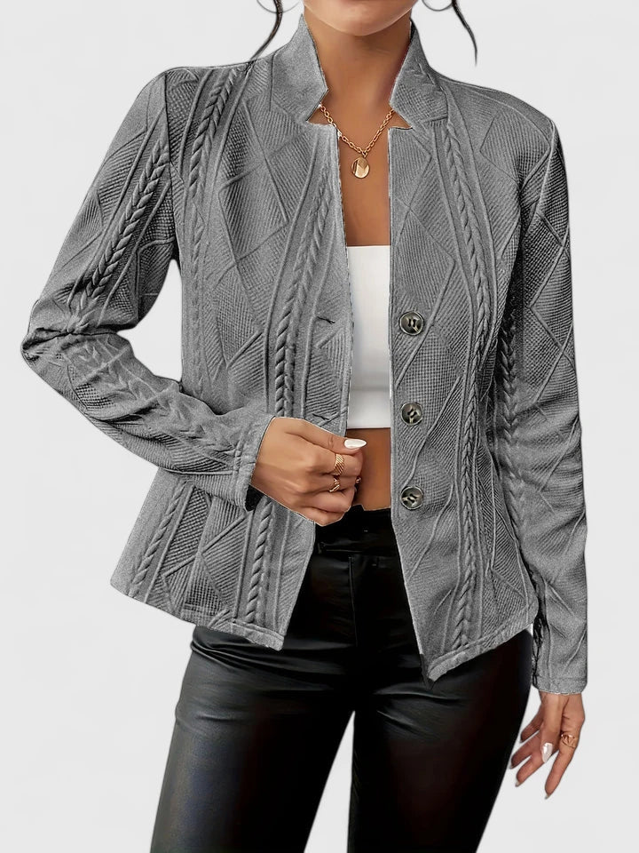 Hayleigha | Women's Tailored-Fit Elegant Blazer with Minimal Design